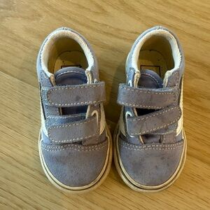 Vans Kids Blue Velcro Sneakers